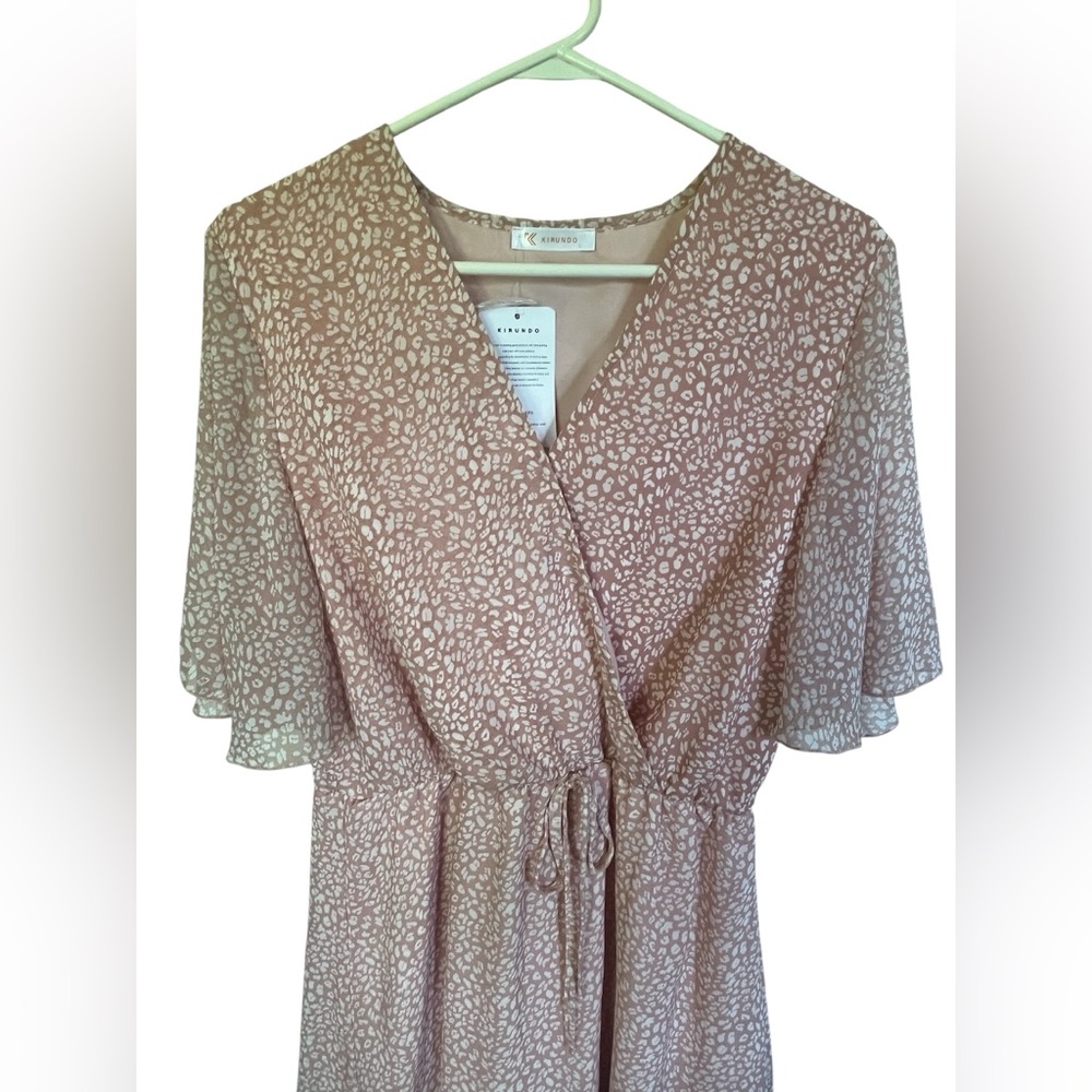 NWT Women’s Pink and White Kirundo Dress in Size Large - Picture 5 of 12